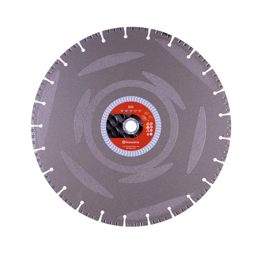 Husqvarna DI5 Ductile Iron-Metal Cutting Diamond Blade / Cuts as much as 75 Abrasive Blades