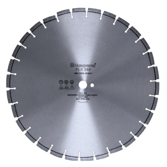 Husqvarna FLX 280 combo diamond blade for asphalt and concrete cutting