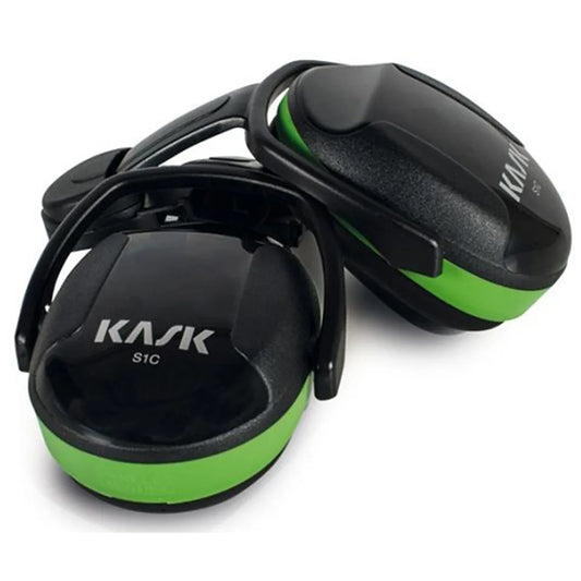 KASK SC1 green ear muffs helmet mounted hearing protection noise reduction