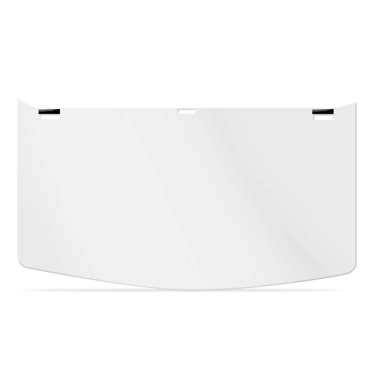 KASK Zen polycarbonate face shield mounted on helmet for jobsite face protection