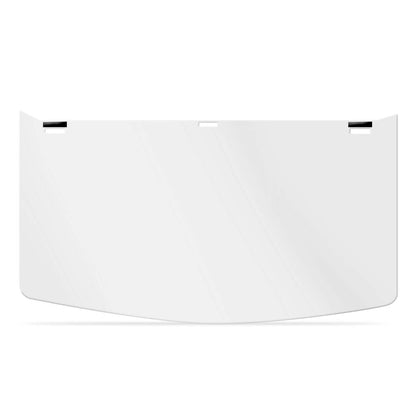 KASK Zen polycarbonate face shield mounted on helmet for jobsite face protection