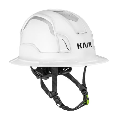 KASK Zenith X2 full brim high visibility helmet with adaptive flexible brim design